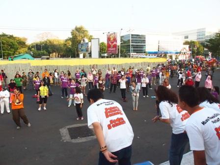 Project - Olahraga Tawa di Semarang - PDGI - Para Peserta Mengikuti dengan Antusias